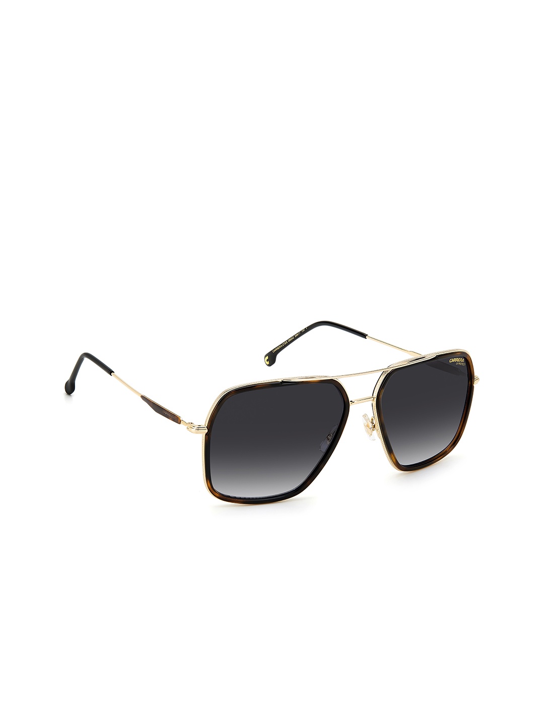 

Carrera Men Grey Lens & Brown Square Sunglasses with UV Protected Lens