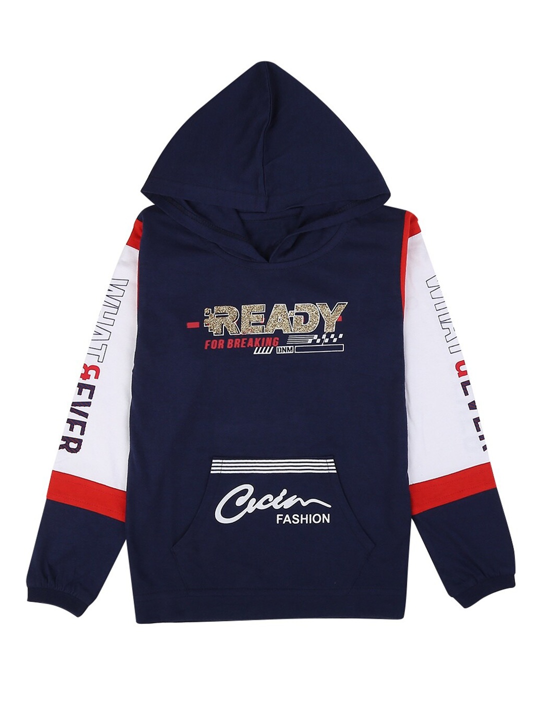 

V-Mart Boys Navy Blue Printed T-shirt