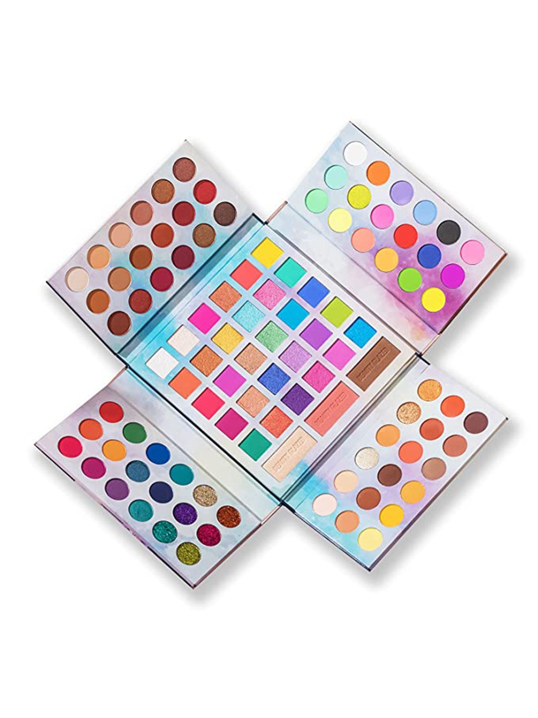 

BEAUTY GLAZED 5 in 1 Pastel Paradise 105 Colors Neon Glitter Shimmer Eyeshadow, Multi