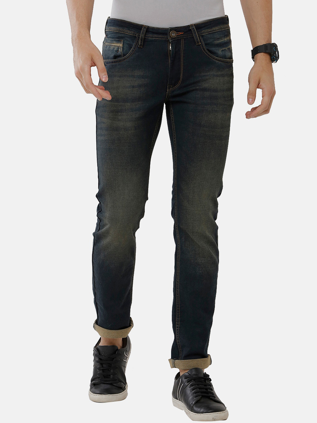 

Classic Polo Men Blue Slim Fit Heavy Fade Cotton Jeans