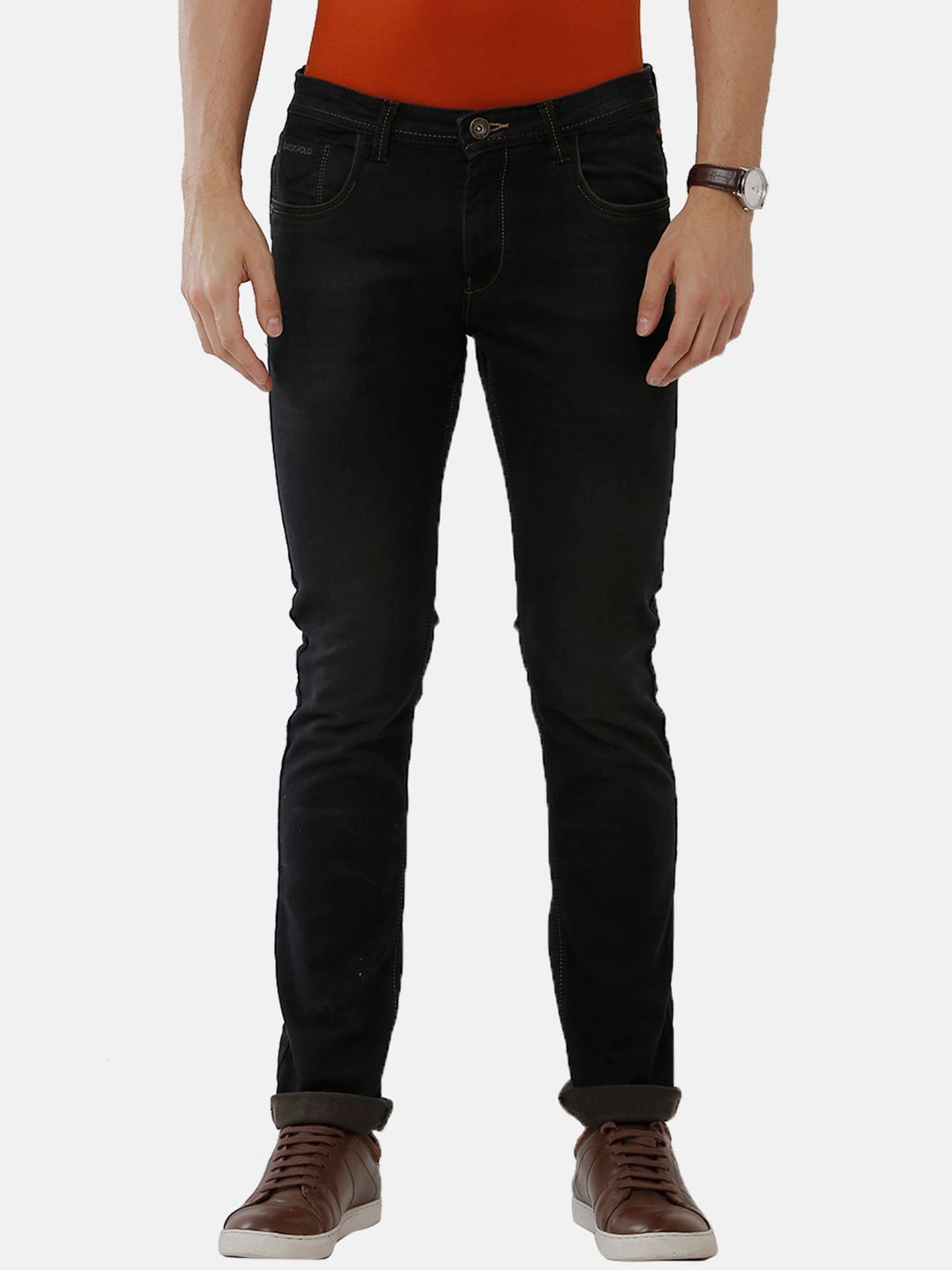 

Classic Polo Men Black Slim Fit Light Fade Jeans