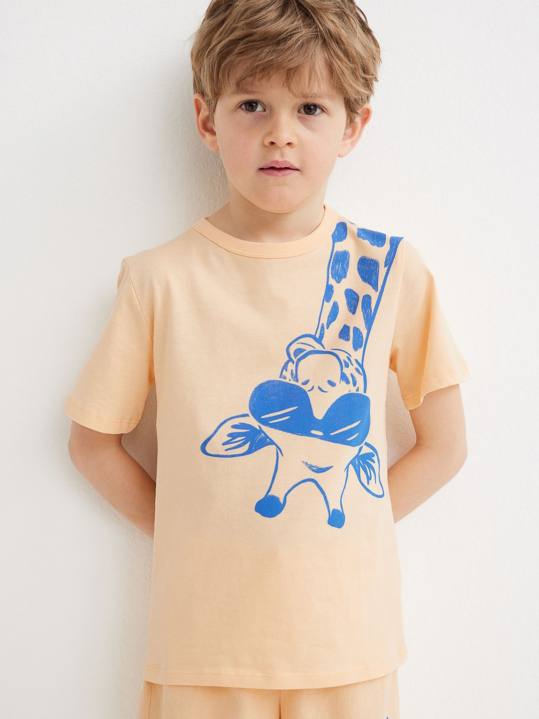 

H&M Boys Yellow Printed T-shirt