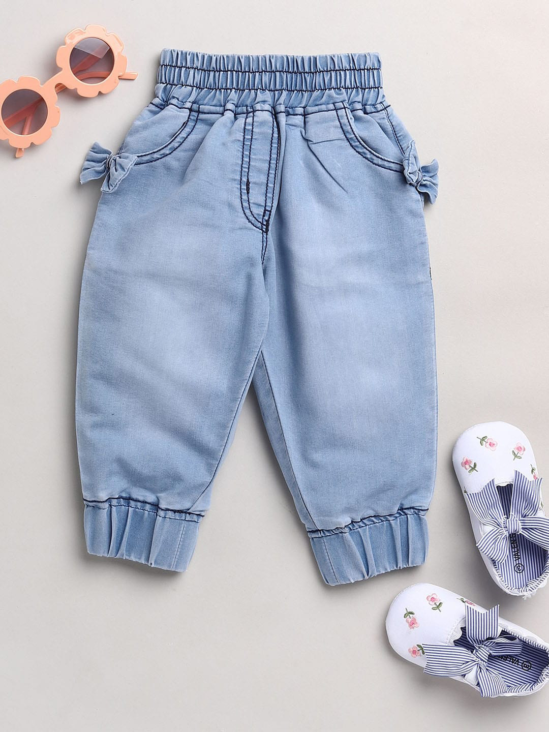 

JBN Creation Unisex Kids Blue Smart Joggers Trousers