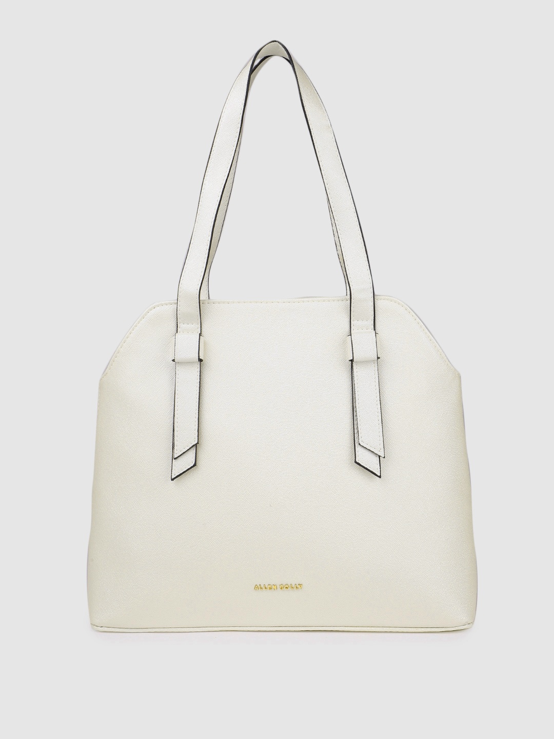 

Allen Solly White PU Structured Shoulder Bag