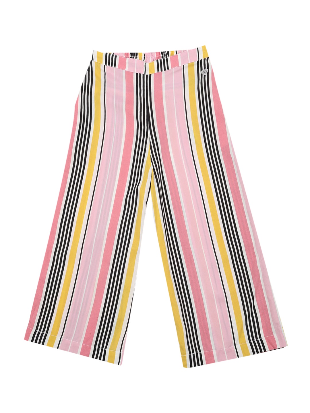 

Pepe Jeans Girls Pink Striped Culottes Trousers