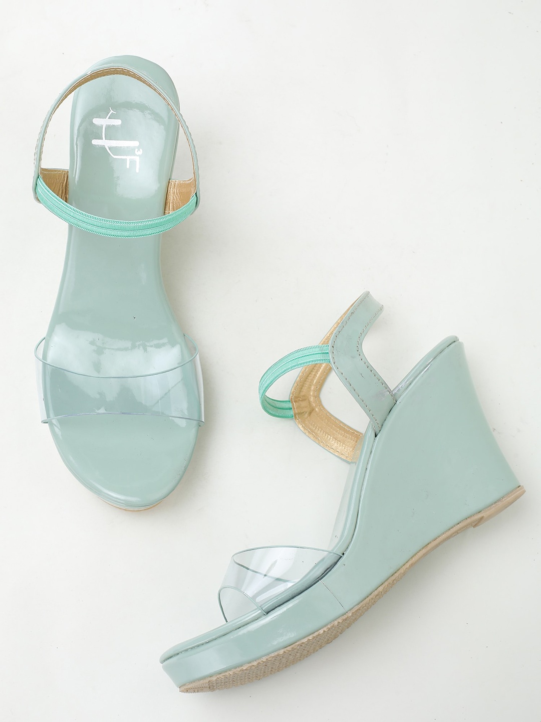 

H3F Green Solid Party Wedges