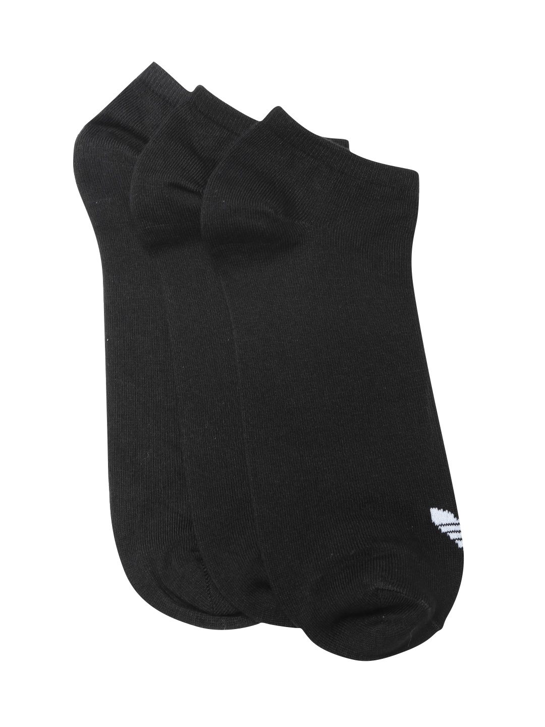 

ADIDAS Originals Unisex Pack of 3 Black Trefoil Liner Ankle-Length Socks