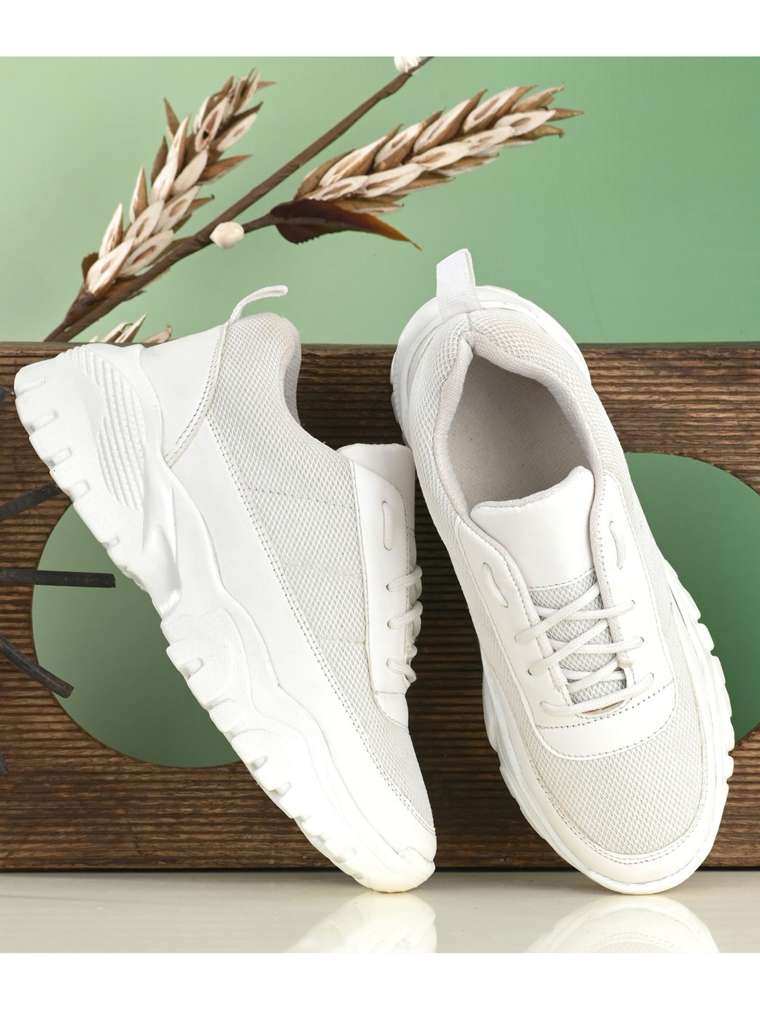

DEAS Women Off White Casual Sneakers