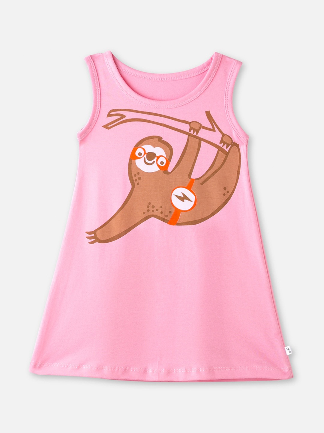 

You Got Plan B Girls Pink A-Line Cotton Dress