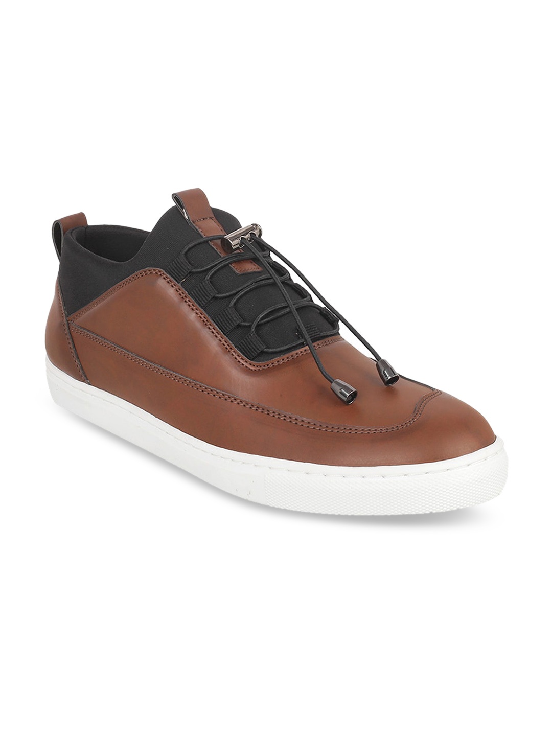 

Mochi Men Tan Colourblocked Sneakers