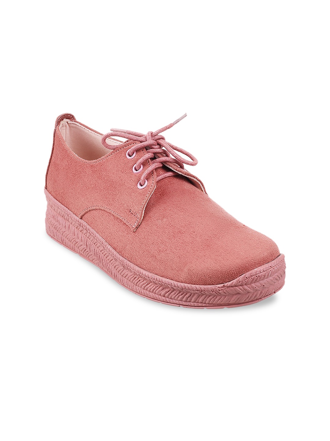 

Mochi Women Peach-Coloured Sneakers
