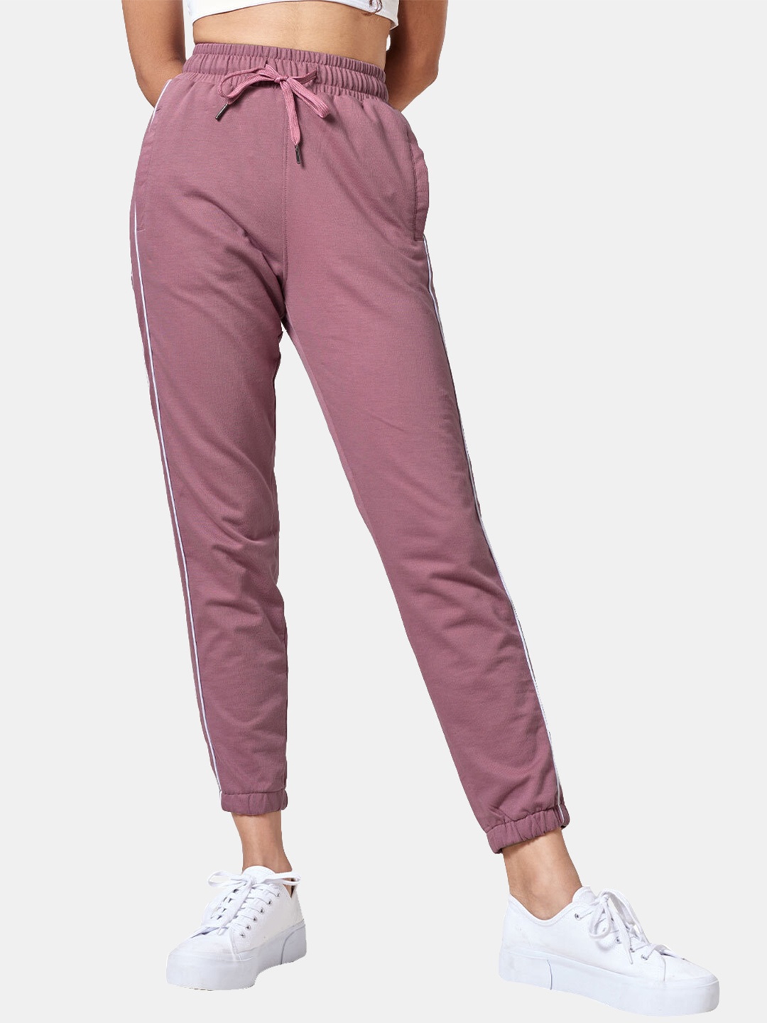 

The Souled Store Women Pink Solid Joggers