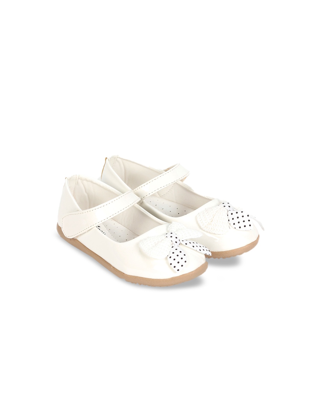 

Lil Lollipop Girls White Ballerinas with Bows
