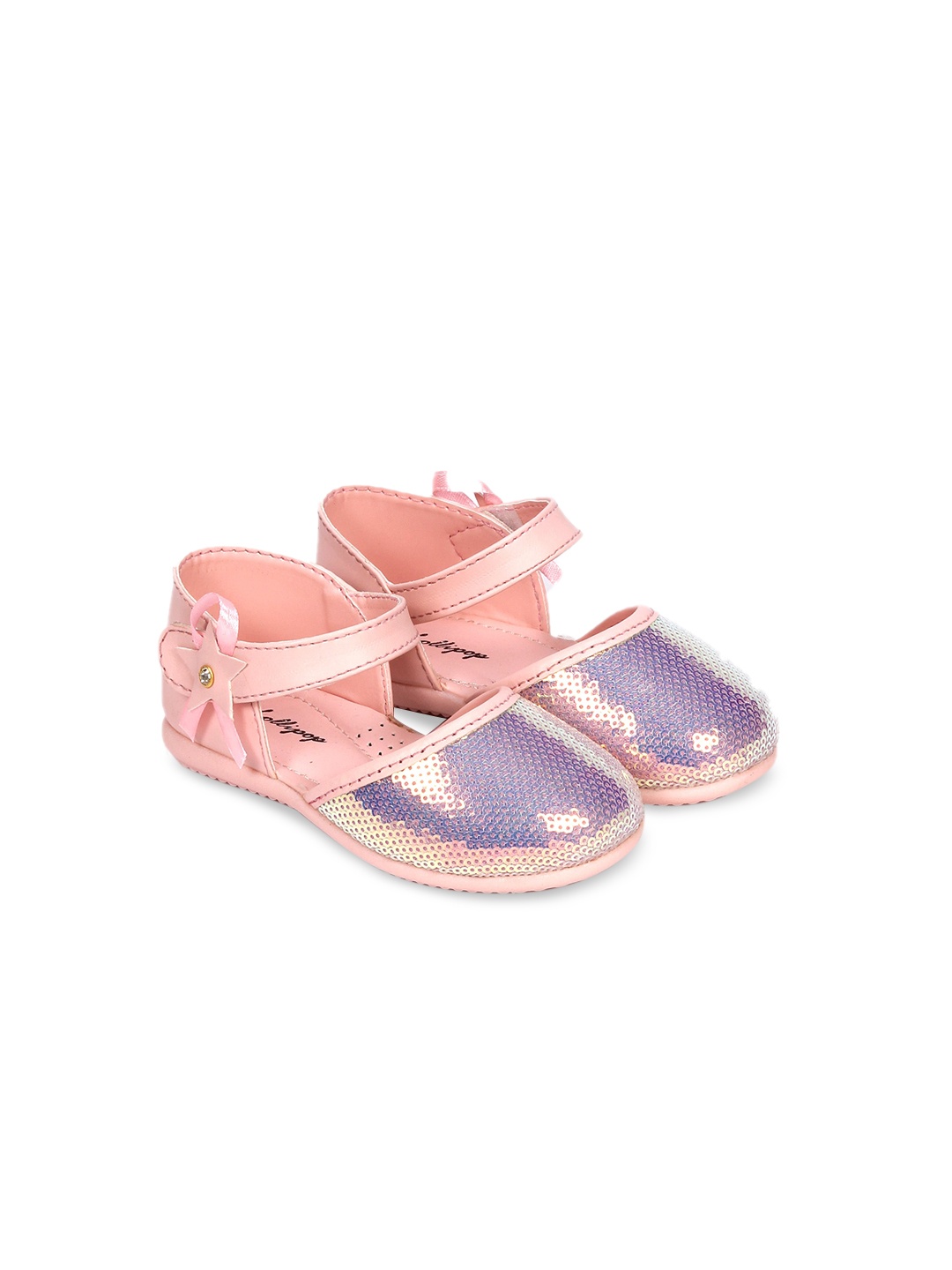 

Lil Lollipop Girls Pink Embellished Ballerinas Flats