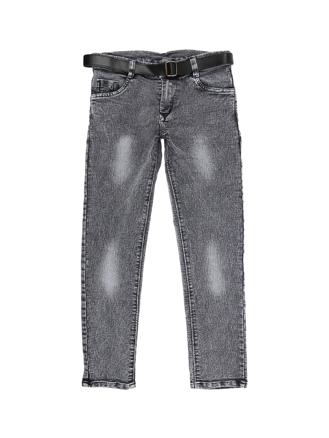 

V-Mart Boys Grey Heavy Fade Stretchable Jeans