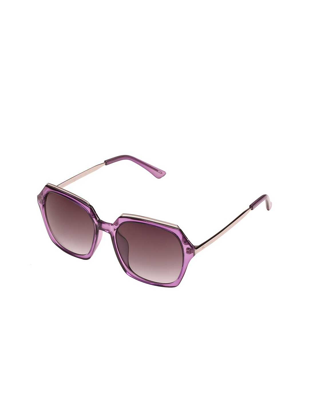 

French Connection Women Grey Lens & Purple Oversized Sunglasses 7404 C4