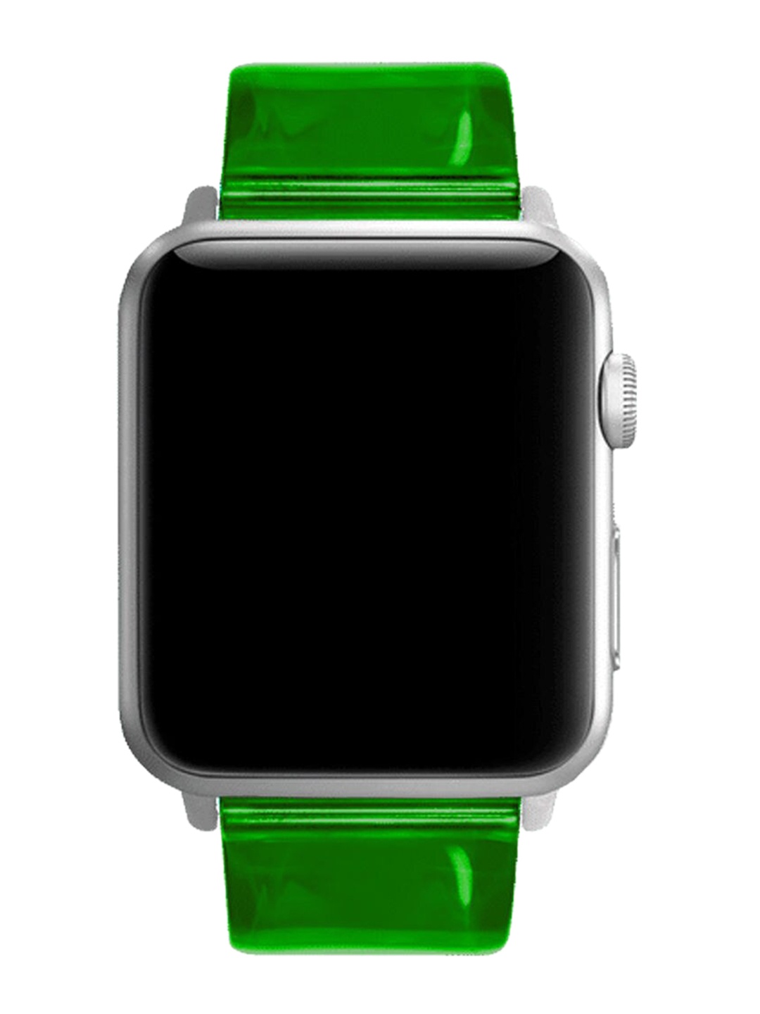 

macmerise Unisex Green Solid Apple Watch Strap