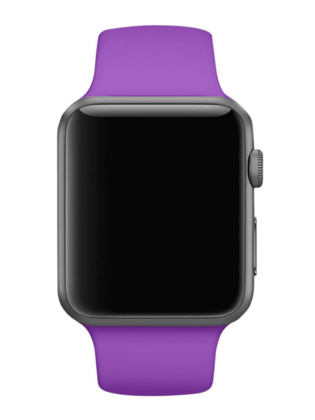 

macmerise Unisex Purple Solid Sparkle - Glow In The Dark Apple Watch Straps