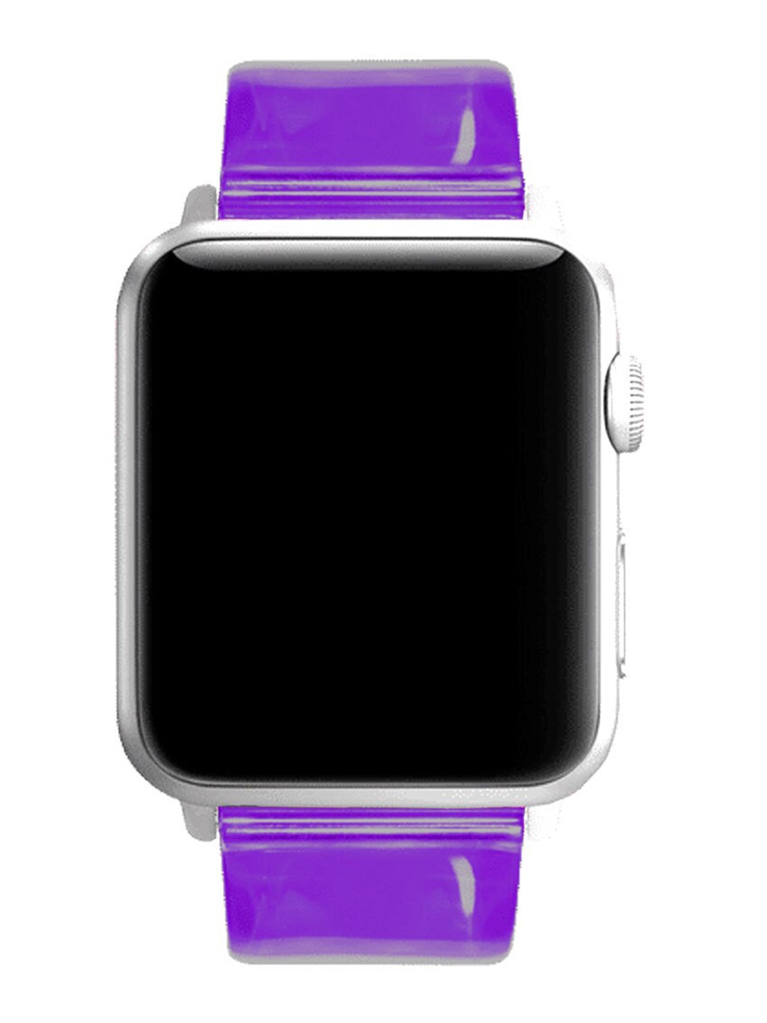 

macmerise Purple Solid Treat Clear Apple Watch Strap