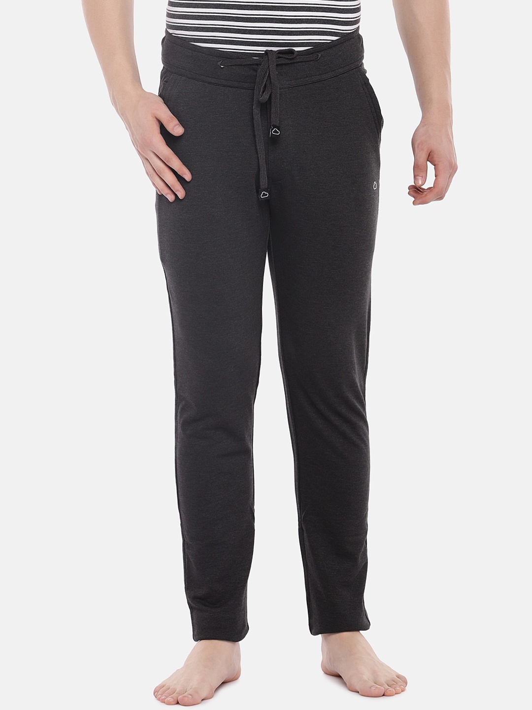 

Sweet Dreams Men Grey Solid Cotton Lounge Pants