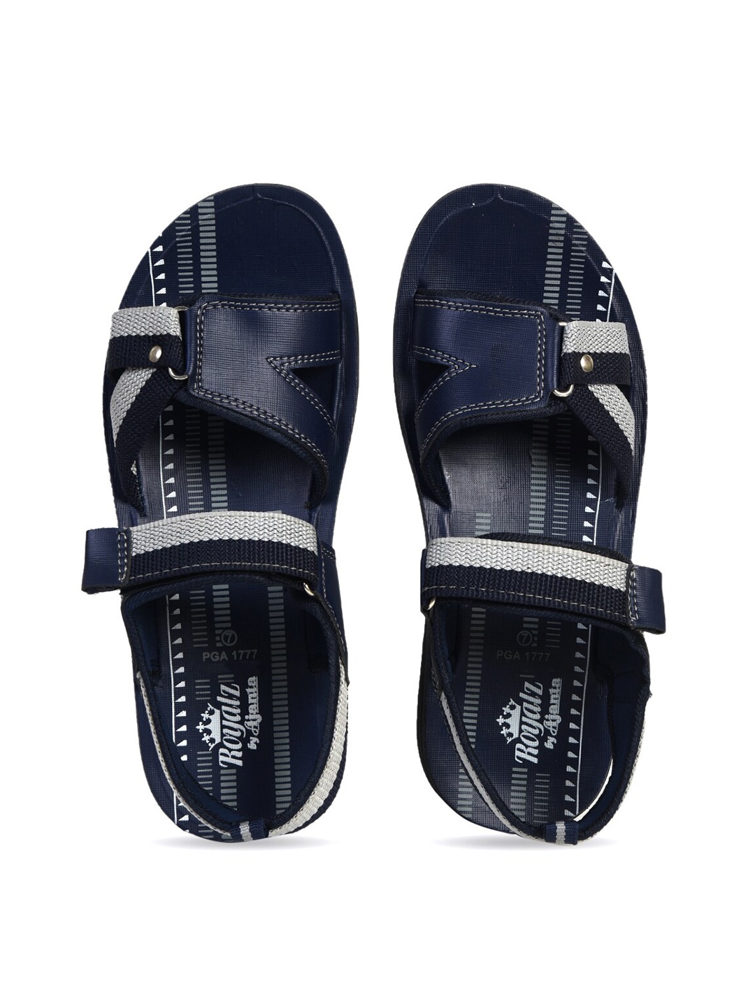 

Ajanta Men Blue & White Sports Sandals