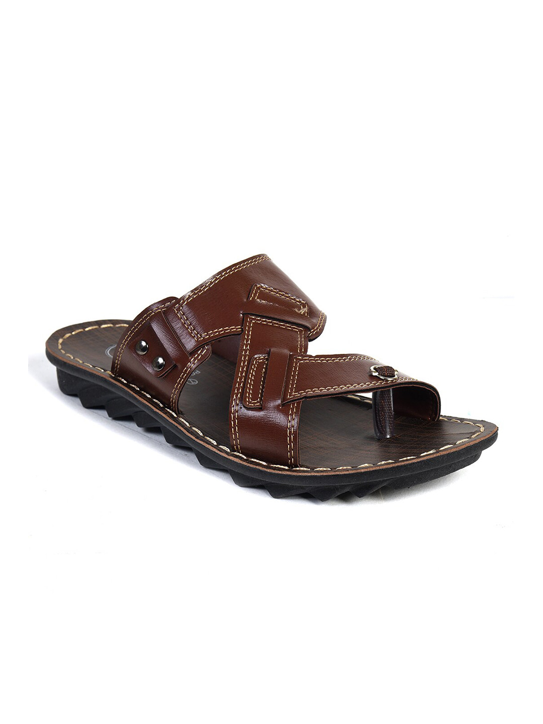 

Ajanta Men Brown Comfort Sandals