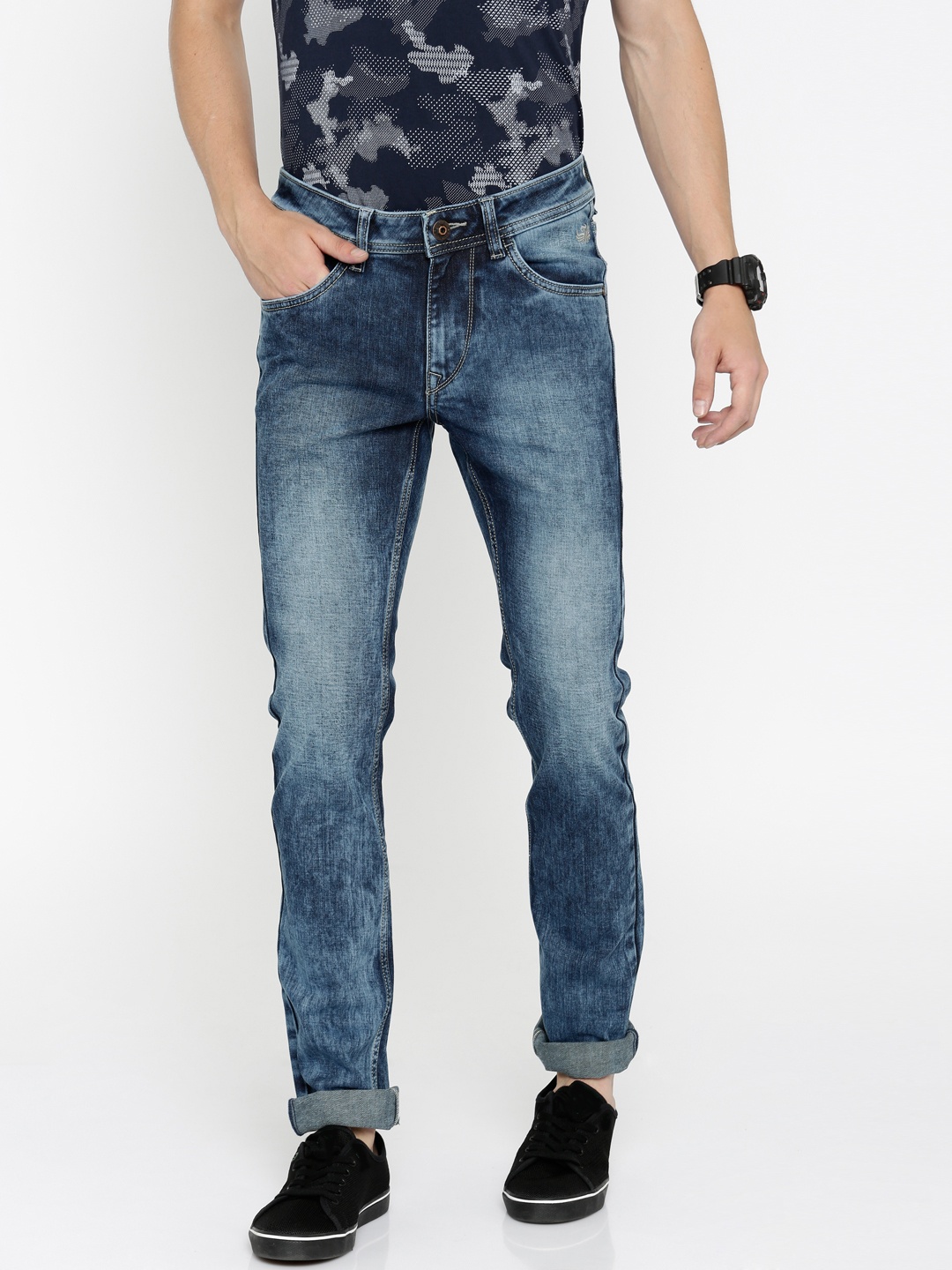 

Flying Machine Men Blue Jackson Skinny Fit Stretchable Jeans