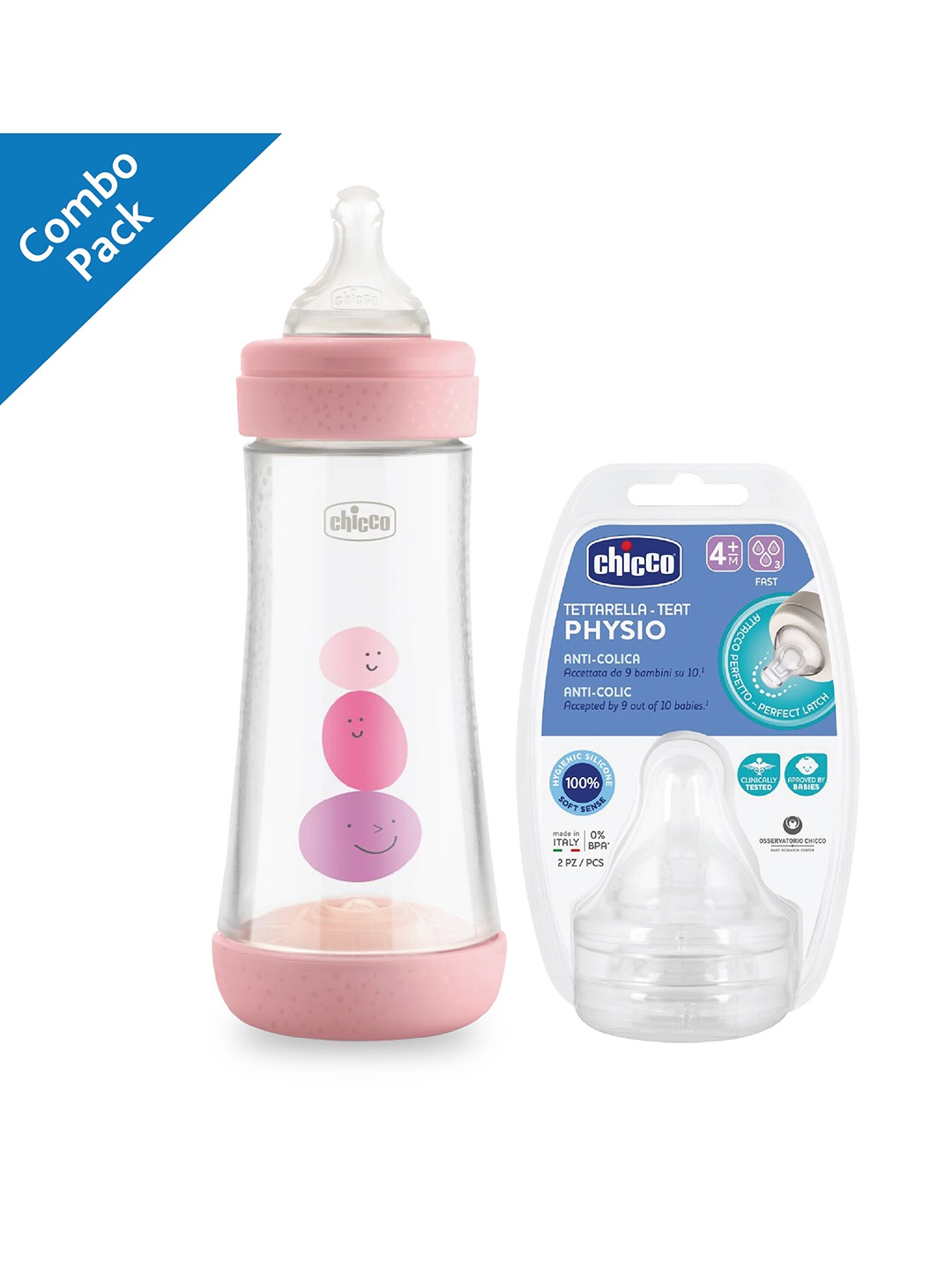 

Chicco Feeding Bottle Perfect5 Pp, Transparent