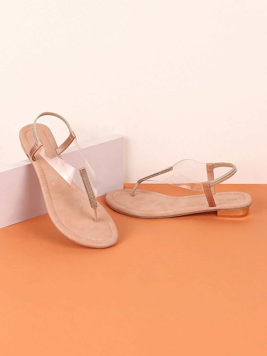 

Metro Women Pink T-Strap Flats
