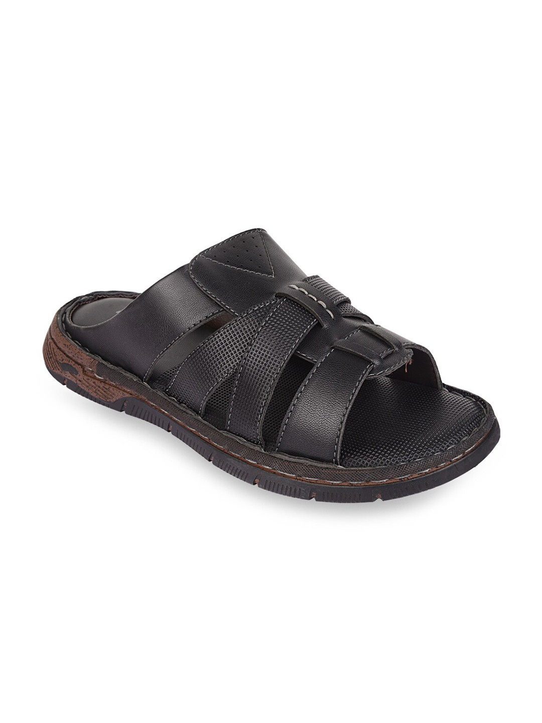 

Regal Men Black Solid comfort Sandals