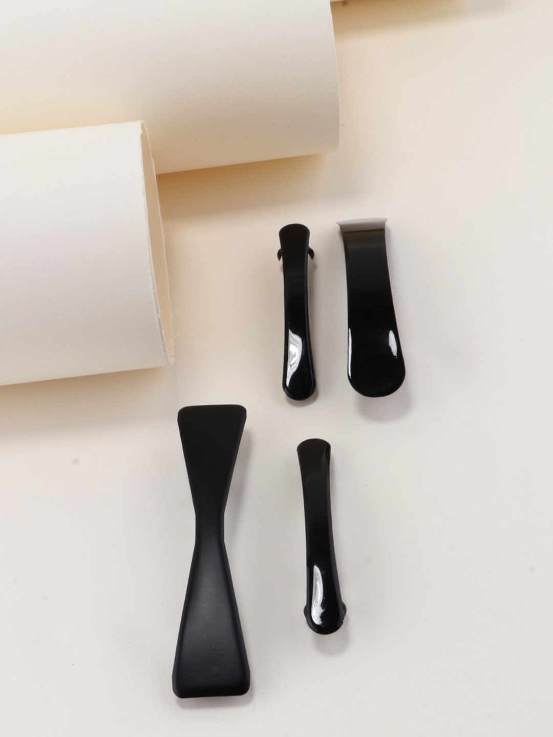 

LAIDA Women Set of 4 Black French Barrette