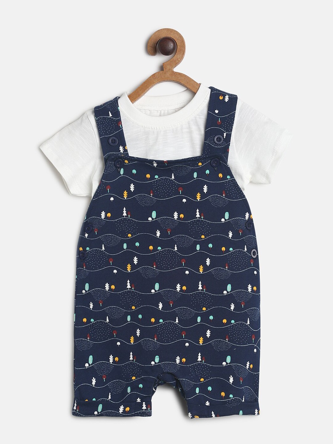 

MINI KLUB Boys Navy Blue & White T-shirt with Shorts