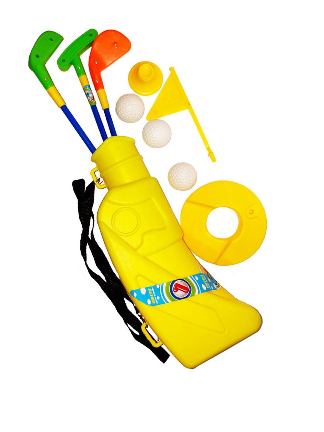 

WEMBLEY Kids Yellow Solid Golf Kit Activity Toys