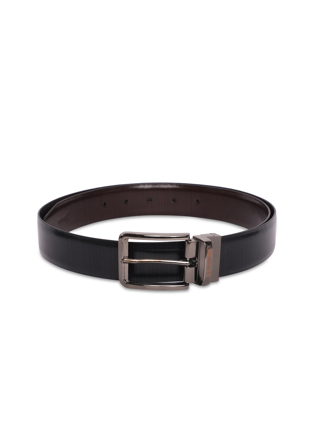 

Belwaba Men Brown Leather Belt