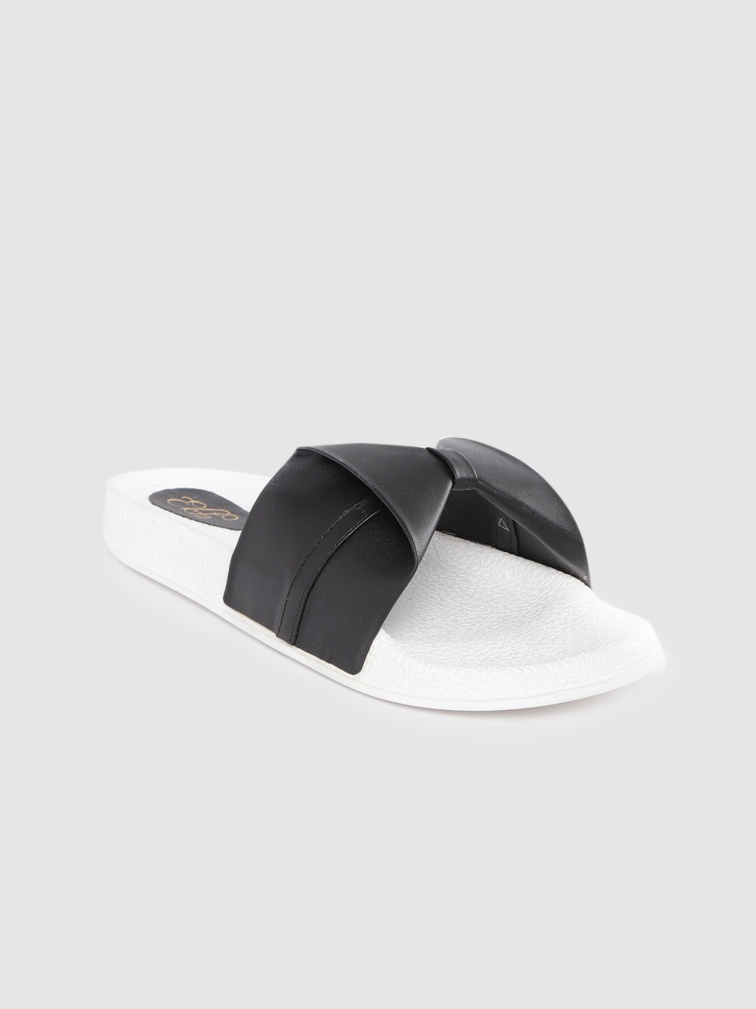 

Ekta Women Black Open Toe Flats with Bows