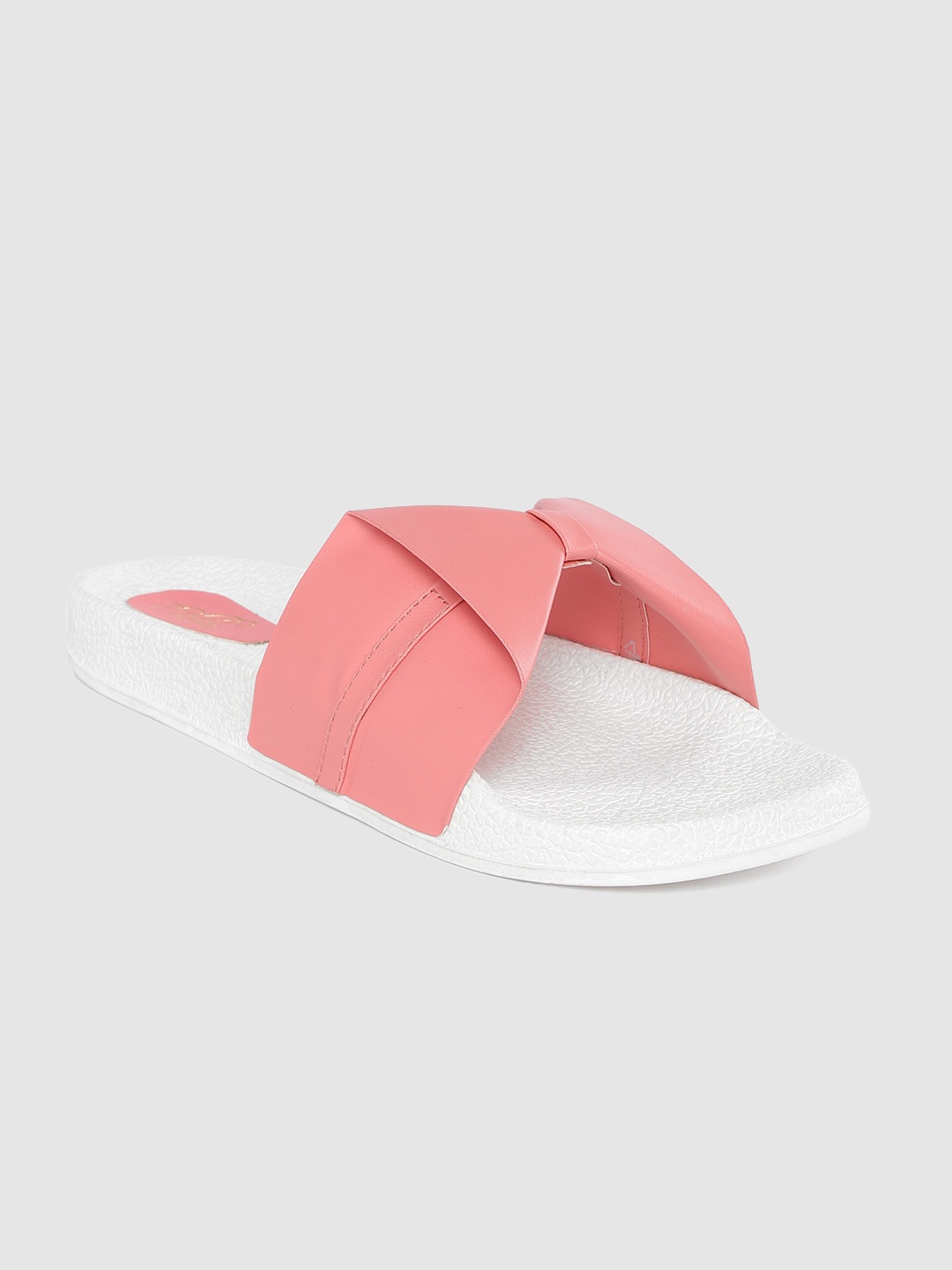 

Ekta Women Peach-Coloured Open Toe Flats with Bows