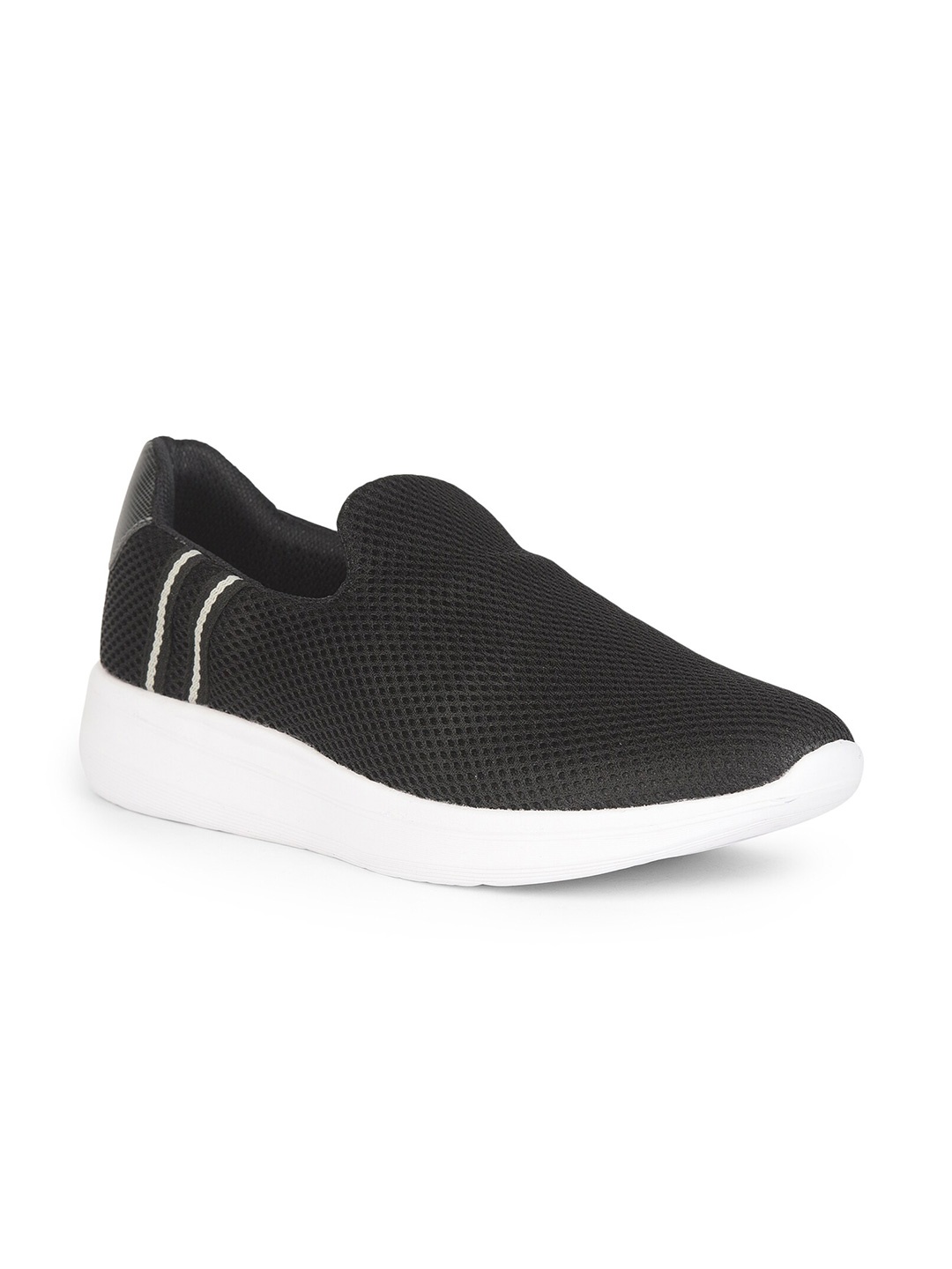 

Liberty Men Black Mesh Running Non-Marking Shoes