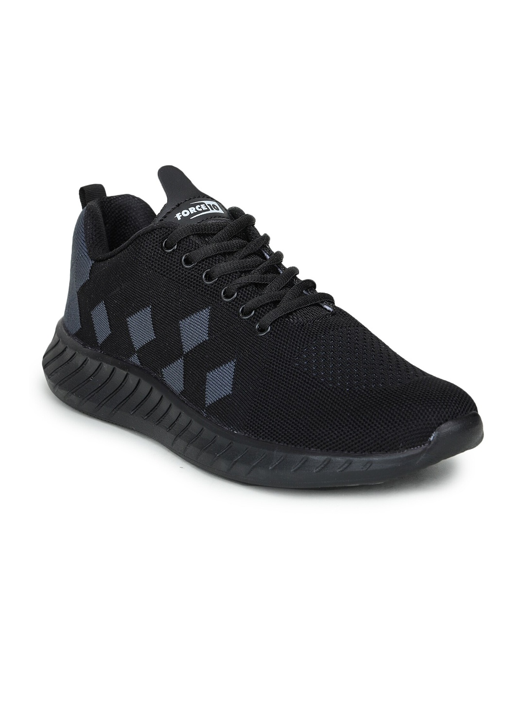 

Liberty Men Black & Blue Mesh Running Non-Marking Shoes
