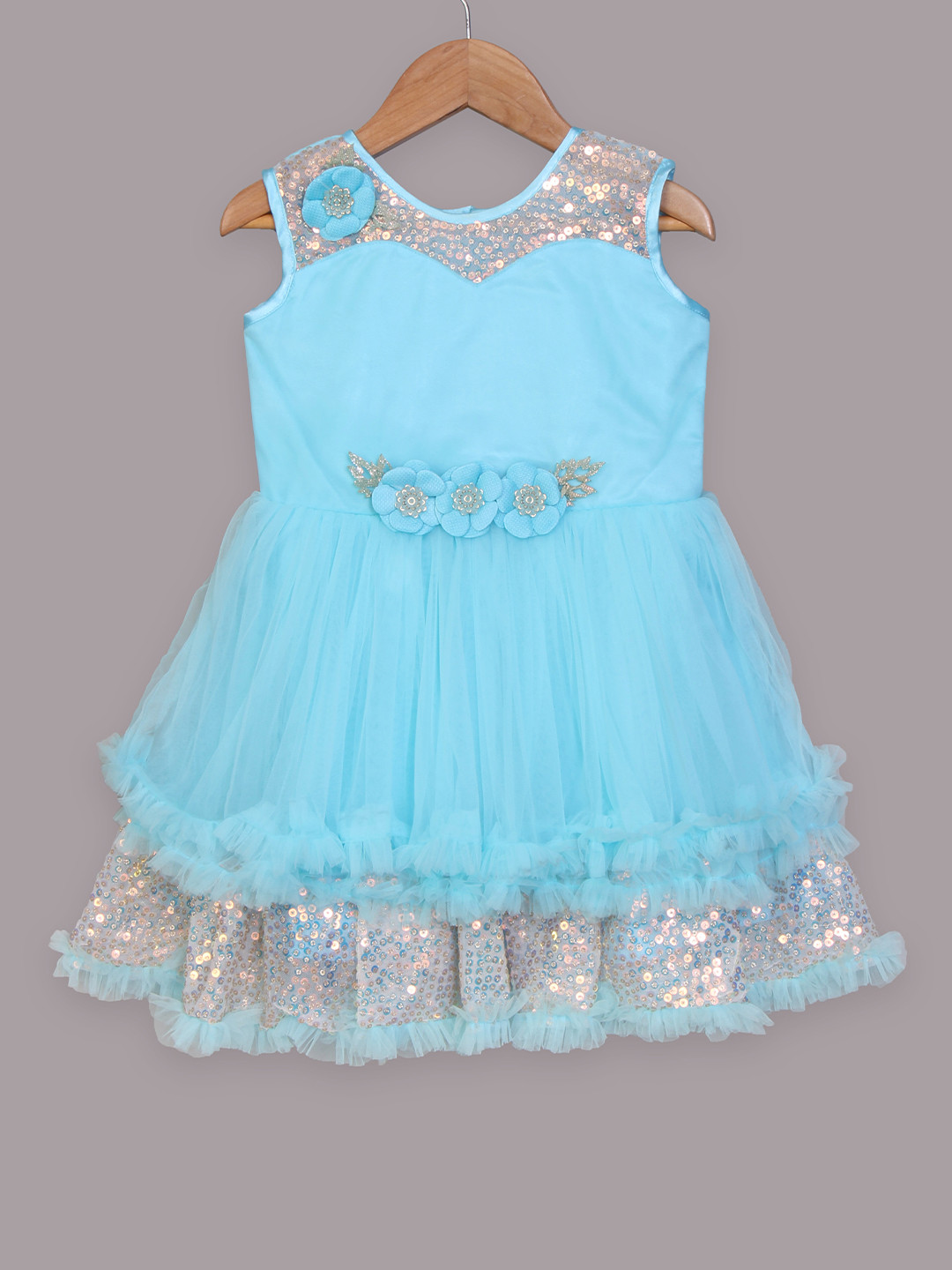

Enfance Blue Net Dress
