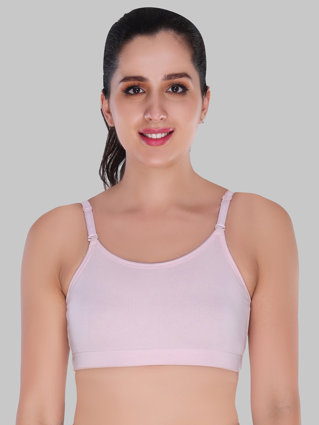 

Innocence Pink Non-Wired Sports Bra