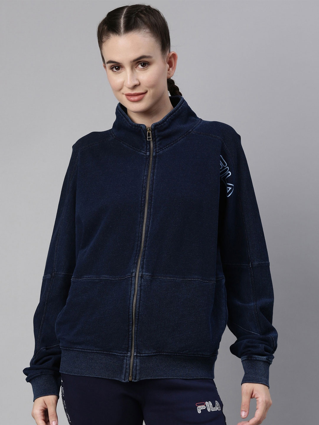 

FILA Women Blue Sweatshirt