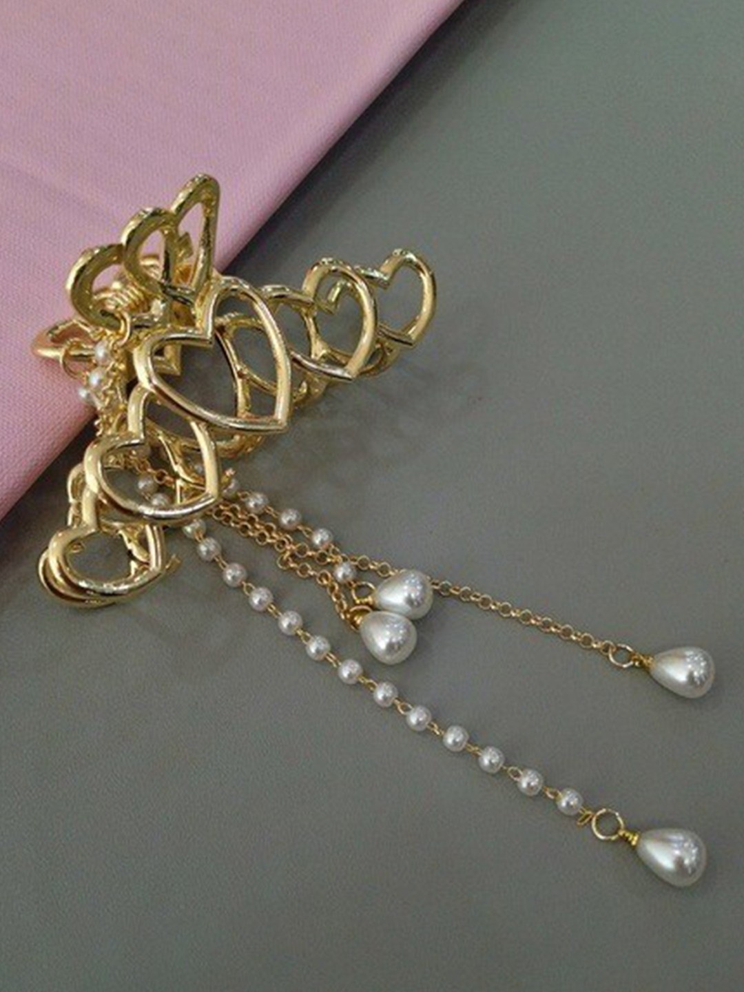 

ANNA CREATIONS Women Gold-Toned Claw Clip