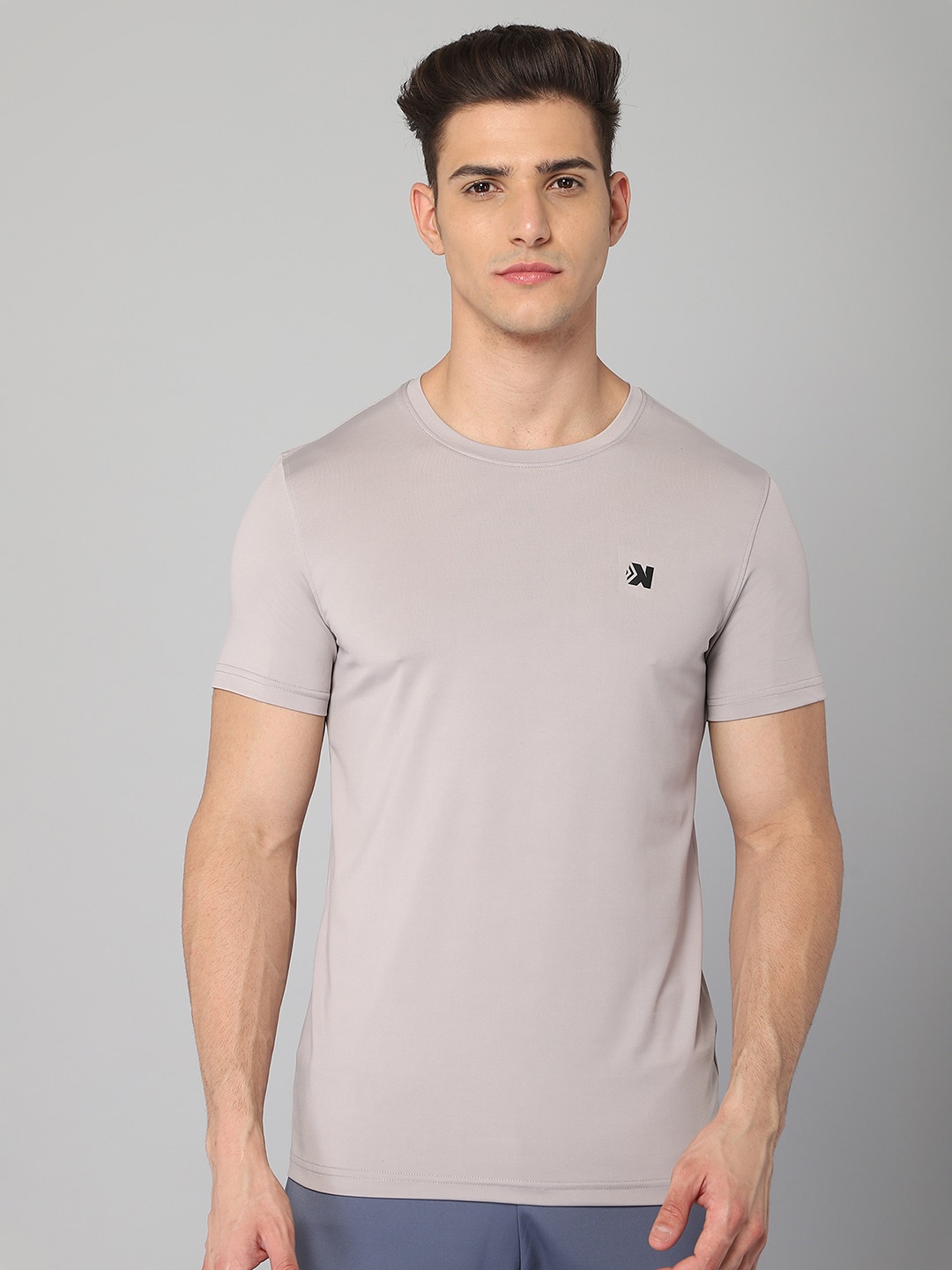 

JACKDANZA Men Grey T-shirt