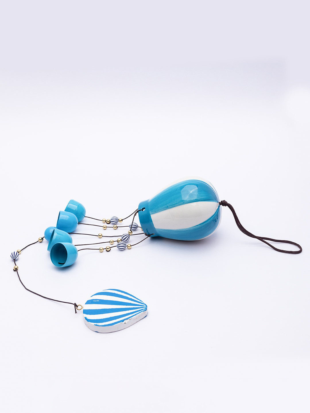 

MARKET99 Blue & White Striped Decorative Windchime