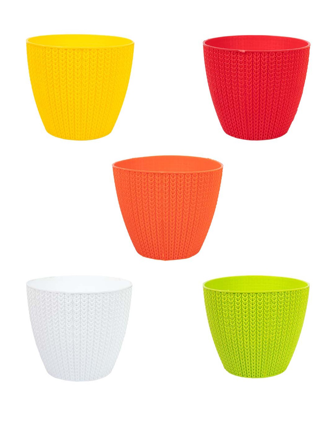 

MARKET99 Set of 5 Assorted Textured Turkey Pot Planters