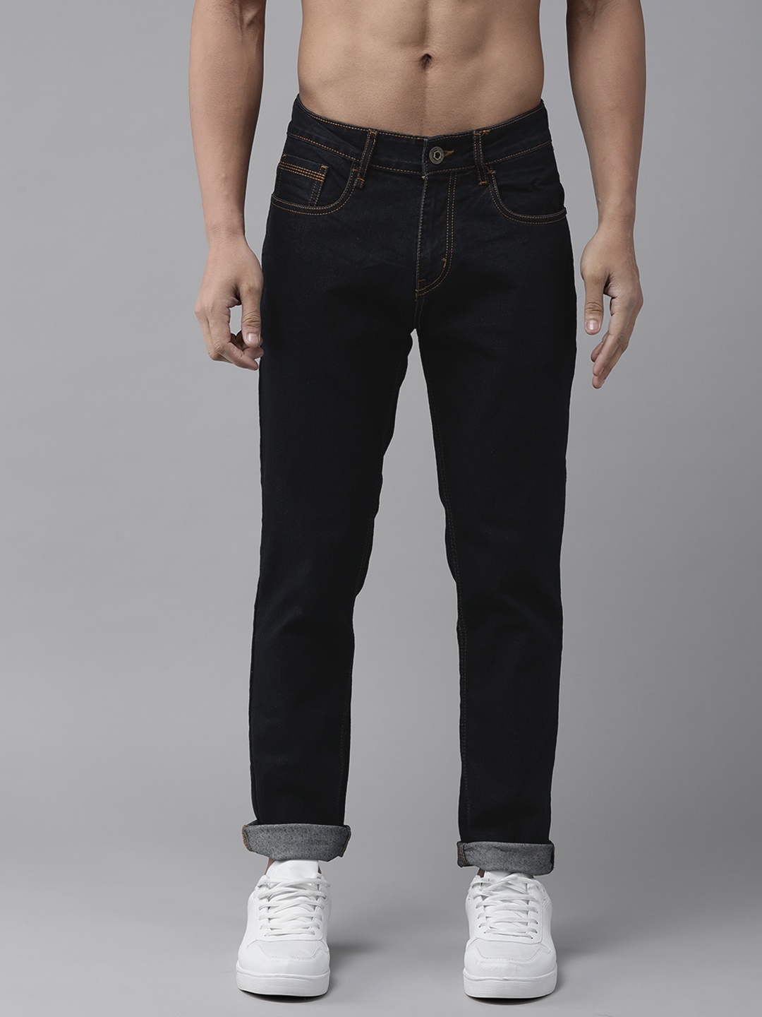 

Roadster Men Black Skinny Fit Stretchable Jeans