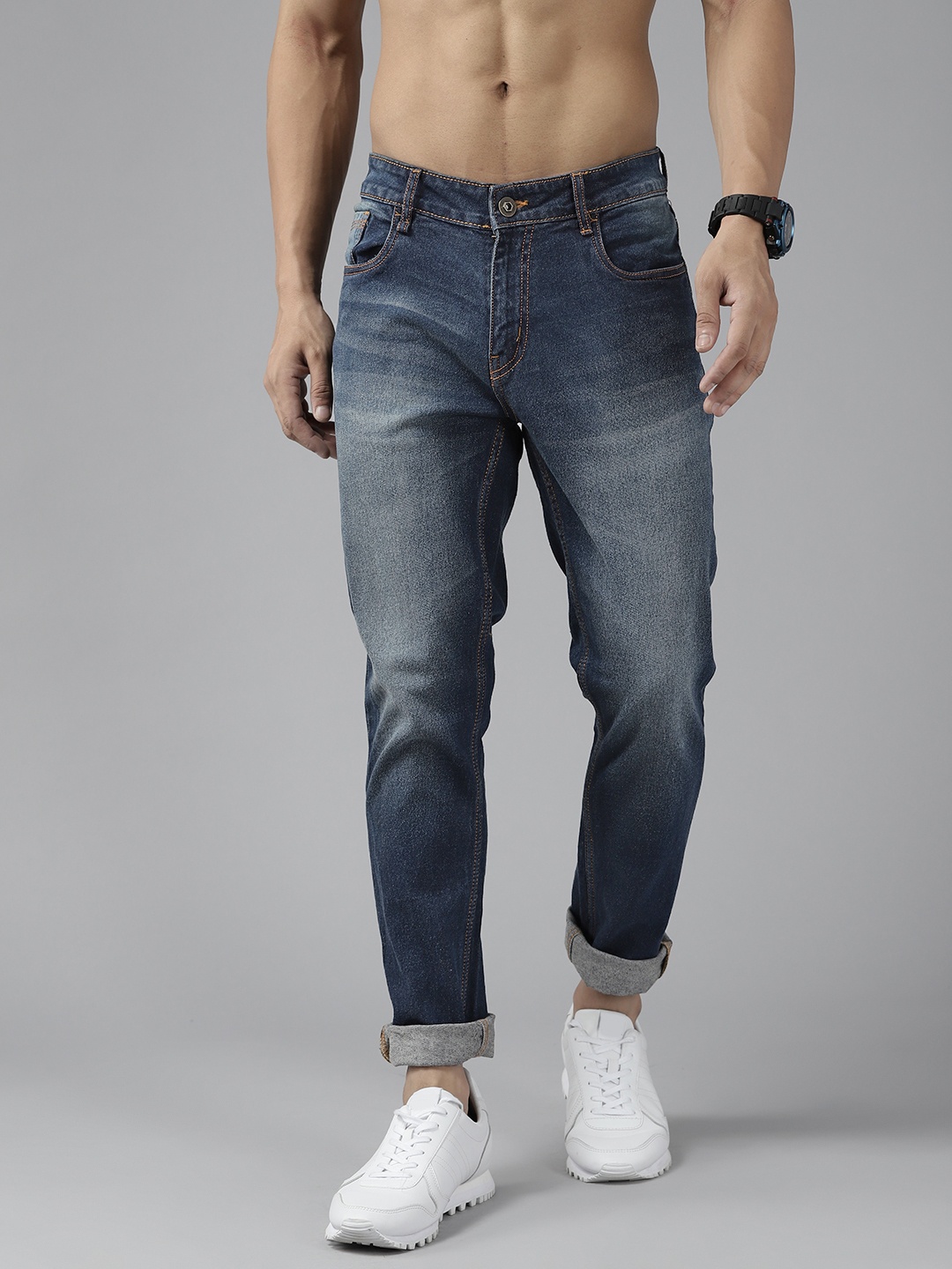 

Roadster Men Blue Skinny Fit Light Fade Stretchable Jeans