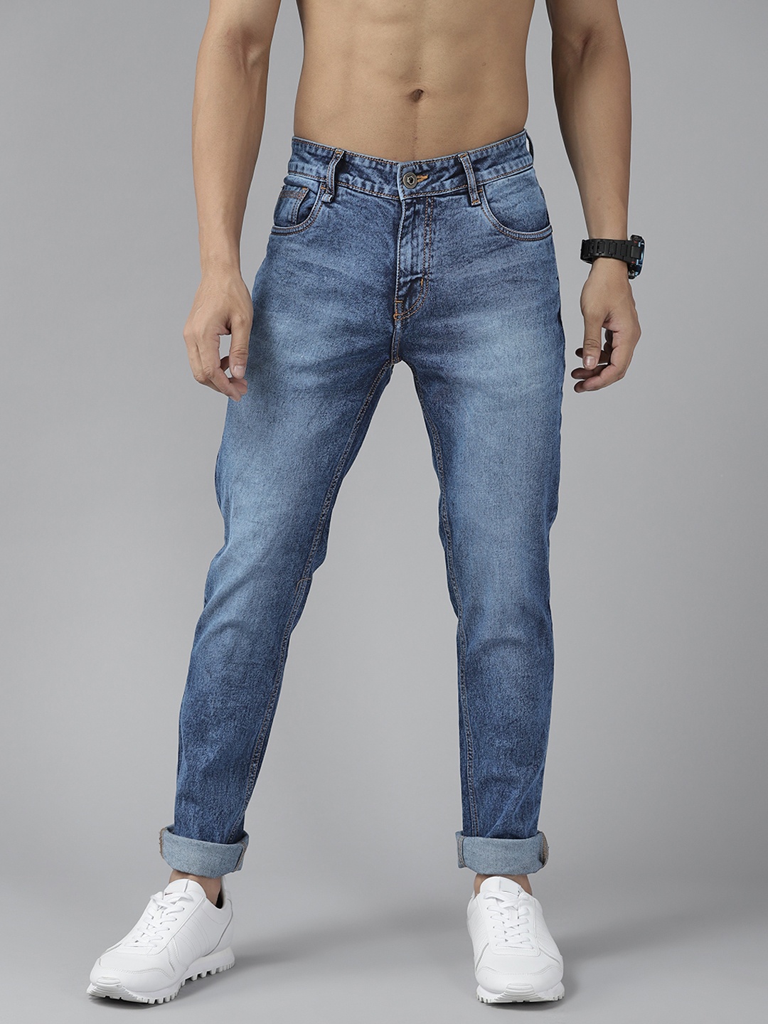 

Roadster Men Blue Skinny Fit Light Fade Stretchable Jeans
