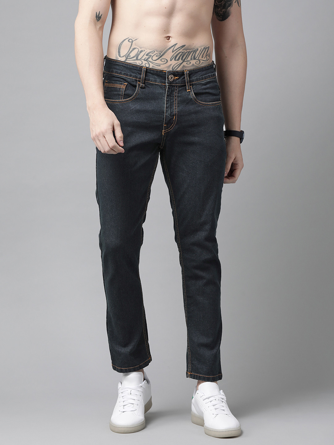 

Roadster Men Navy Blue Skinny Fit Stretchable Jeans