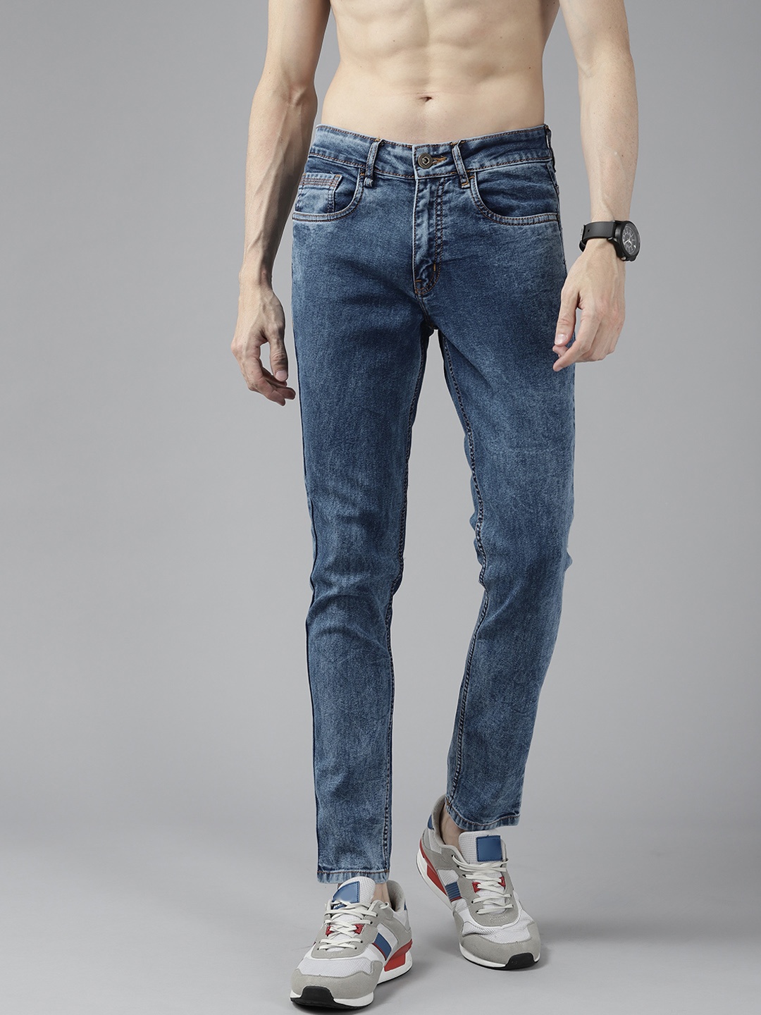 

Roadster Men Blue Skinny Fit Light Fade Stretchable Jeans